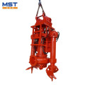 75kw large flow industrial submersible slurry pump for high chrome material with agitator  in mining